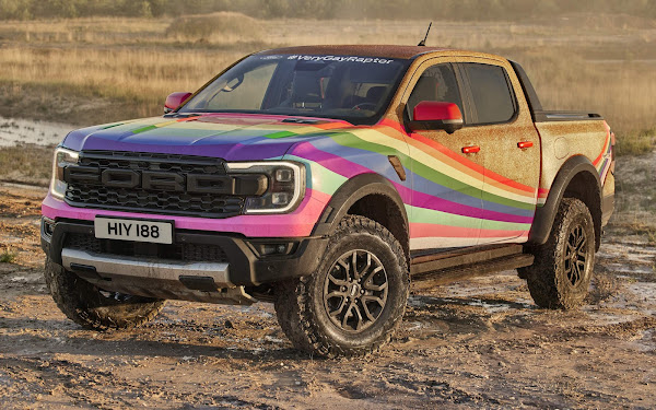 Ford Ranger Raptor Muito Gay é apresentada na Inglaterra