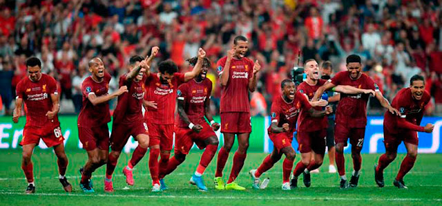 FÚTBOL: Liverpool ganó en tanda de penales  y se consagró como el campeón de la Supercopa de Europa.