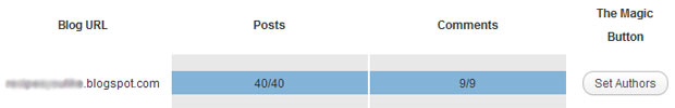 Data migration progress bar