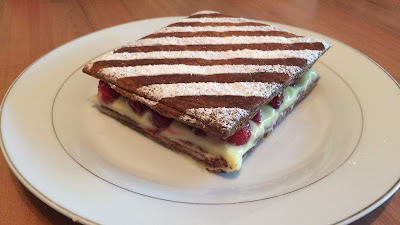 Mille feuille aux framboises