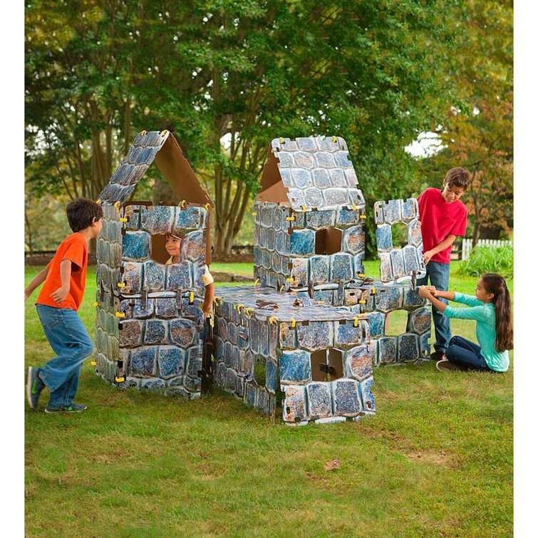 16 Piece Fantasy Forts Castle Playhouse Set by Magic Cabin-images