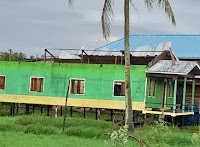 Angin Kencang Akibatkan Puluhan Rumah di Desa Sei. Nyamuk Alami Kerusakan