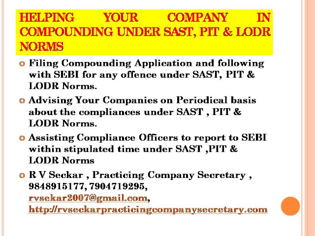 R V Seckar practicing company secretary 09848915177 rvsekar2007@gmail.com, 