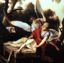 Sacrificio de Isaac. Laurent de LaHire (1650)