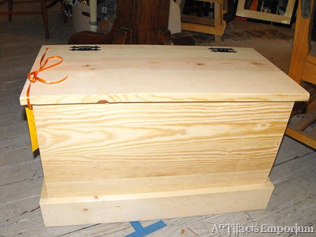 unfinished toy box