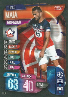 Topps Match Attax UEFA Champions League 2019-2020 (International Variant) LOSC Lille Set