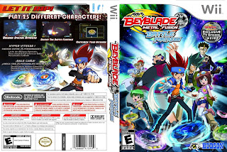 Beyblade Metal Fusion Battle Fortress Wii Capa Jogo