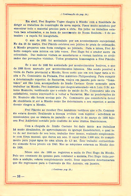 PROGRAMA DA FESTA DE NOSSA SENHORA DA CONCEIÇÃO - 1970 - PAG 16