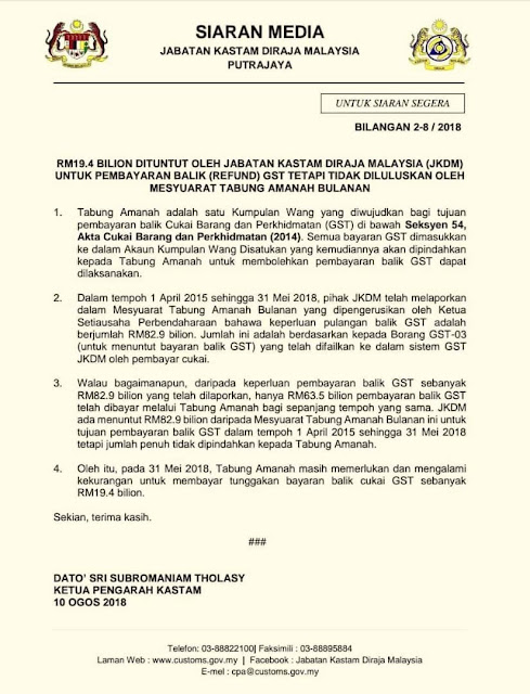 Surat Rayuan Bayaran Ansuran Gst - New Sample b