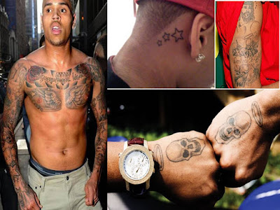 Chris Brown Tattoos