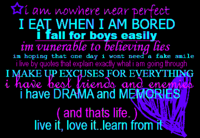 " It might be "Me"..Some Characteristics That i Have"