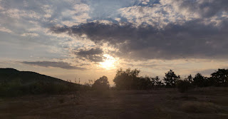 Late afternoon sun from the balcony