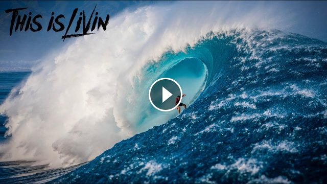 BIGGEST SWELL IN YEARS SURFING MASSIVE OUTER REEF Hawaii Oahu