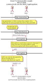 A Simplified RSA CryptoSystem based communication