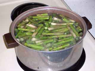 Asparagus stalks