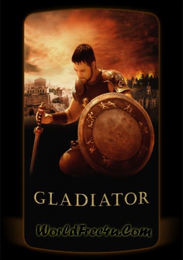 Poster Of Movie Gladiator (2000) Bluray Rip 720P HD Dual Audio Hindi & English Free Download At worldfree4u.com