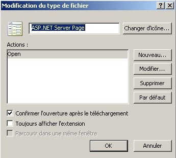 Types de fichiers windows 7