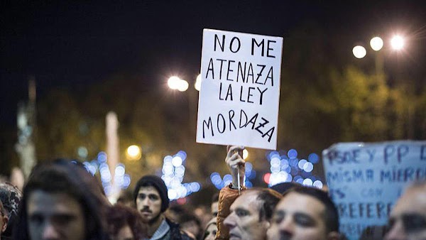 La 'ley mordaza' o la represión que no cesa