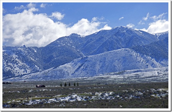 View along Idaho Highway 87 