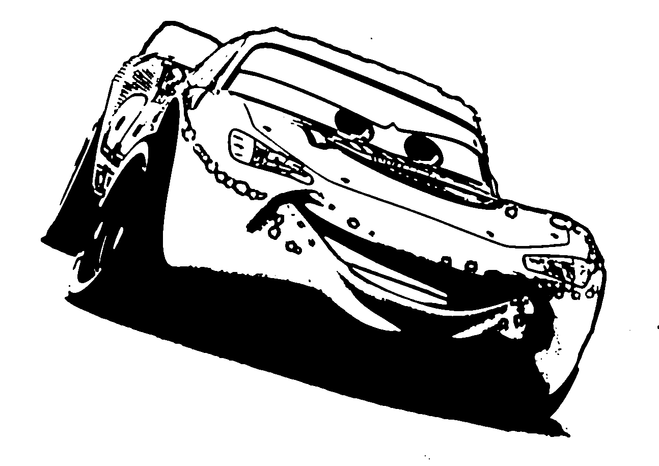 Download Disney Cars : Lightning Mcqueen Coloring Pages