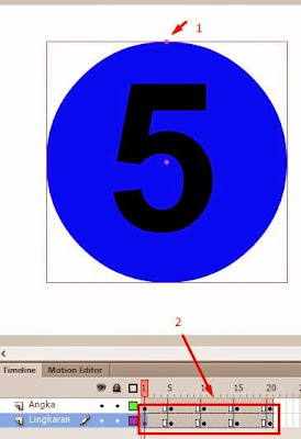 animasi timer pergantian angka adobe flash cs6