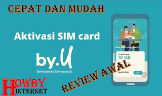 Cara Aktivasi dan Review Awal Simcard by.U Cepat dan Mudah