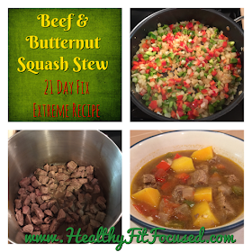 Beef and Butternut Squash Stew - 21 Day Fix Extreme Recipe