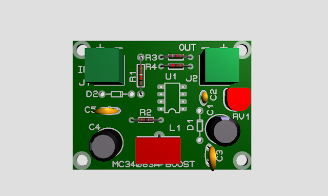 Making A 12 V To 31 V Boost Converter Using MC34063A