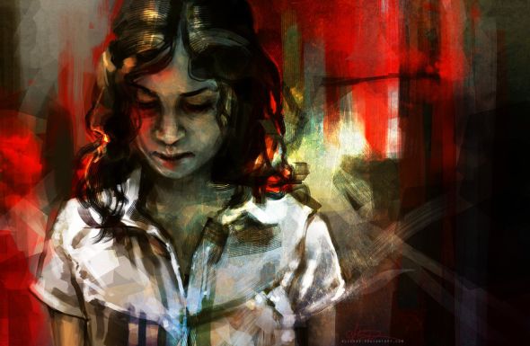 Alice X. Zhang alicexz deviantart pinturas de filmes séries Deixe Ela Entrar