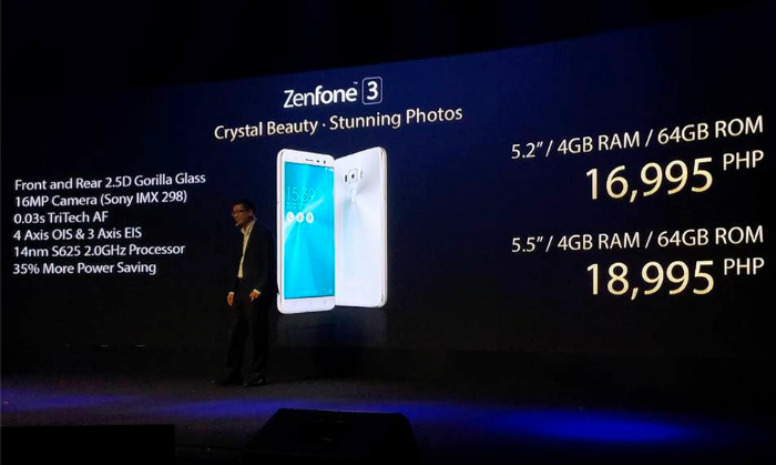 Asus ZenFone 3 Price in the Philippines