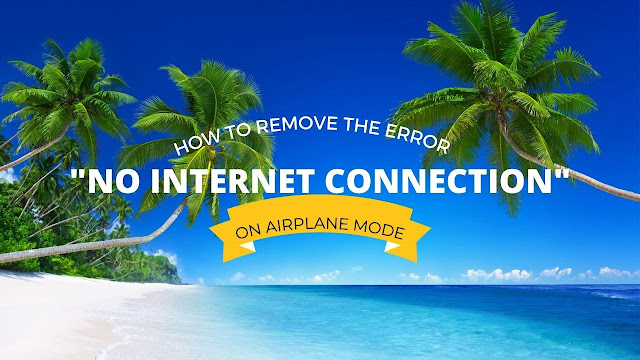 No Internet Connection Error