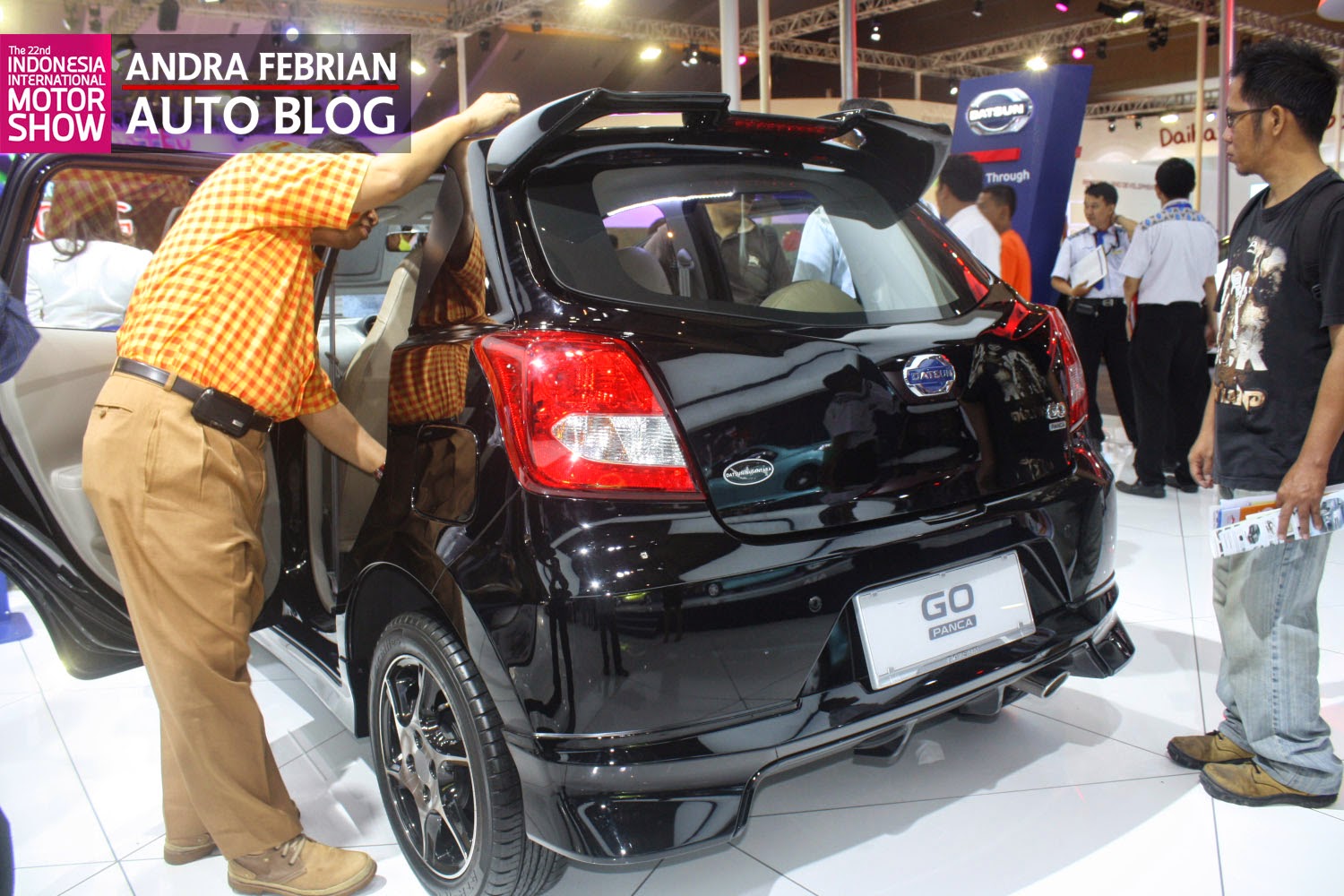 Live Report IIMS Datsun Go Panca Hatchback Andra Febrian Auto Blog