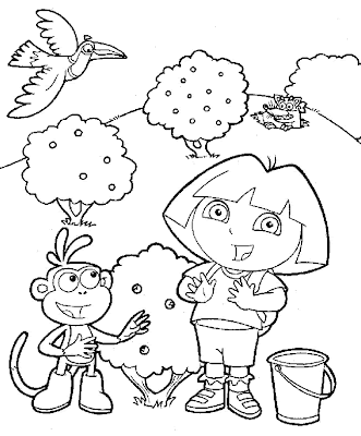 Dora Coloring Sheets on Dora La Exploradora Dora The Explorer Videos Capitulos Dibujos