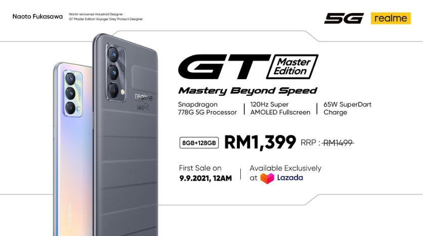 FLAGSHIP KILLER REALME GT MASTER EDITION ENTERS MALAYSIA