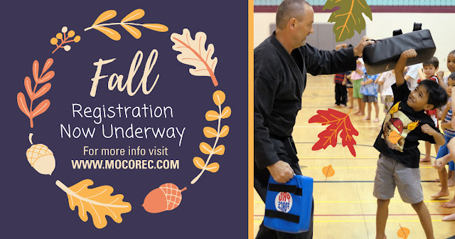 Registration Now Underway for Fall Recreation Programs and Activities