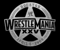 WWE - WrestleMania XXV in Houston, Texas on April 5, 2009 logo