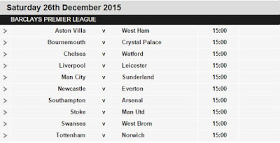 Inilah Jadwal Lengkap Liga Inggris EPL 2015-2016