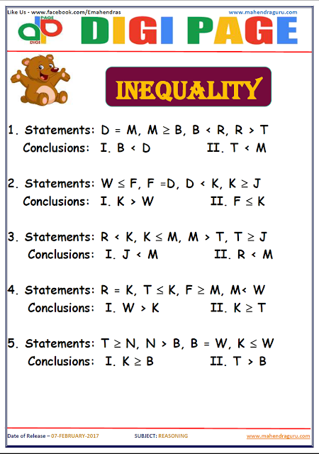   DP | INEQUALITY | 7 - FEB - 17