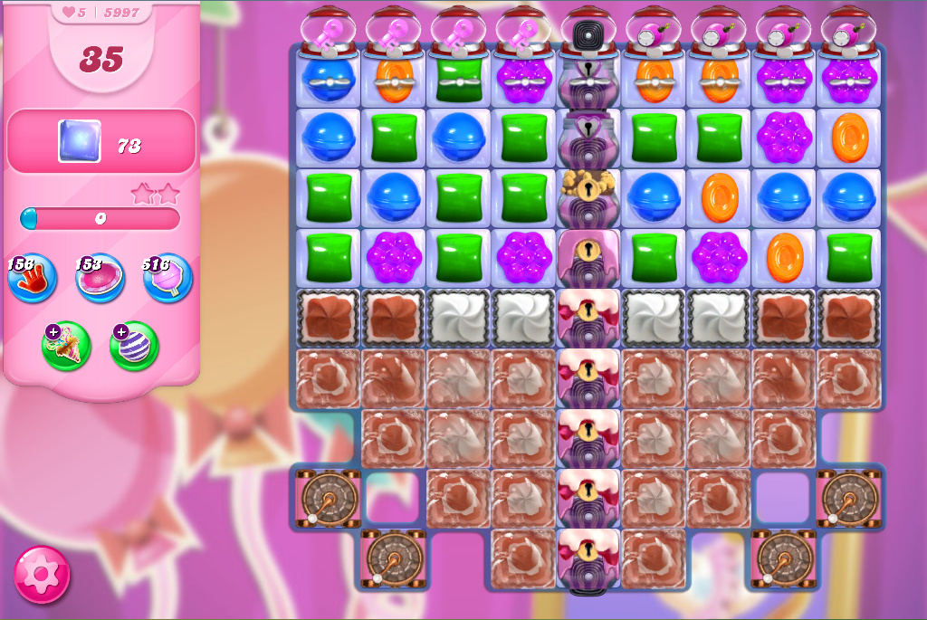 Candy Crush Saga level 5997