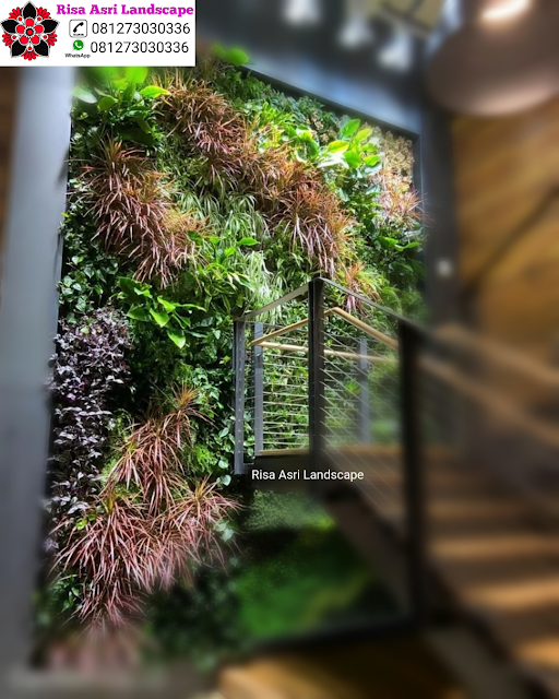 Risa Asri Landscape - Galeri Vertical Garden Tanaman Daun Asli & Palsu Atau Plastik Sintetis Artifisial