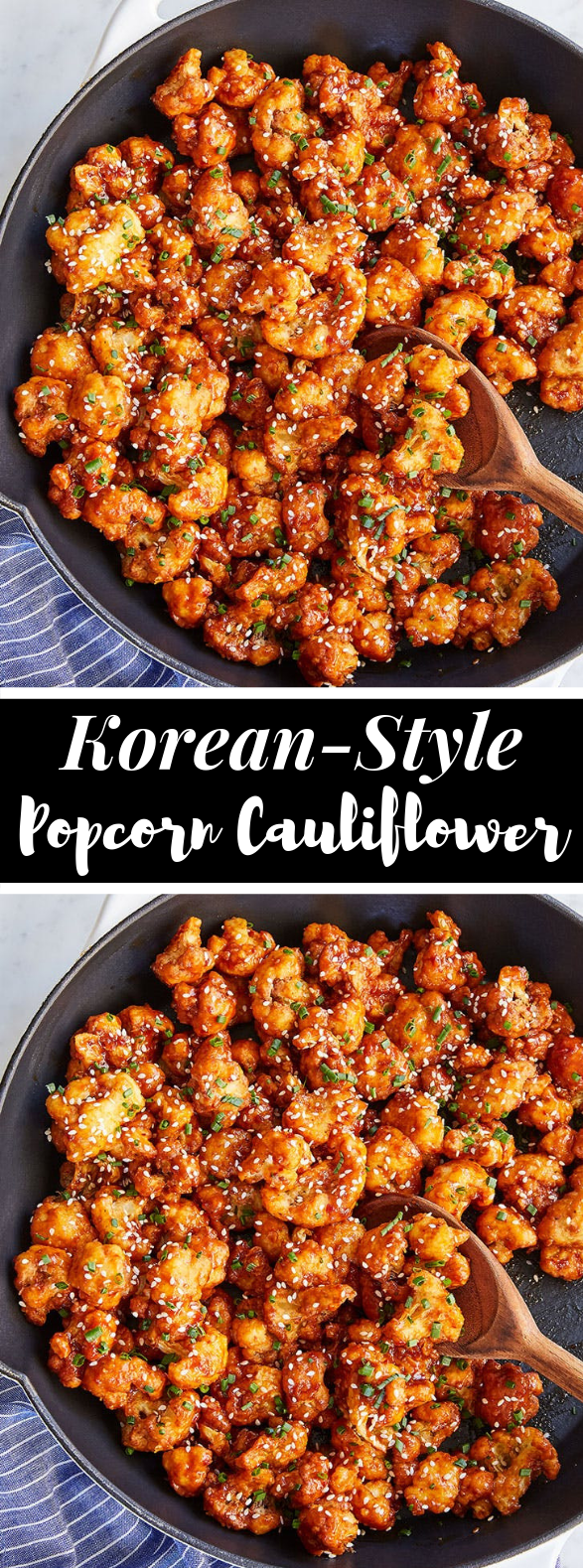 Korean-Style Popcorn Cauliflower #koreanrecipe #vegetarian
