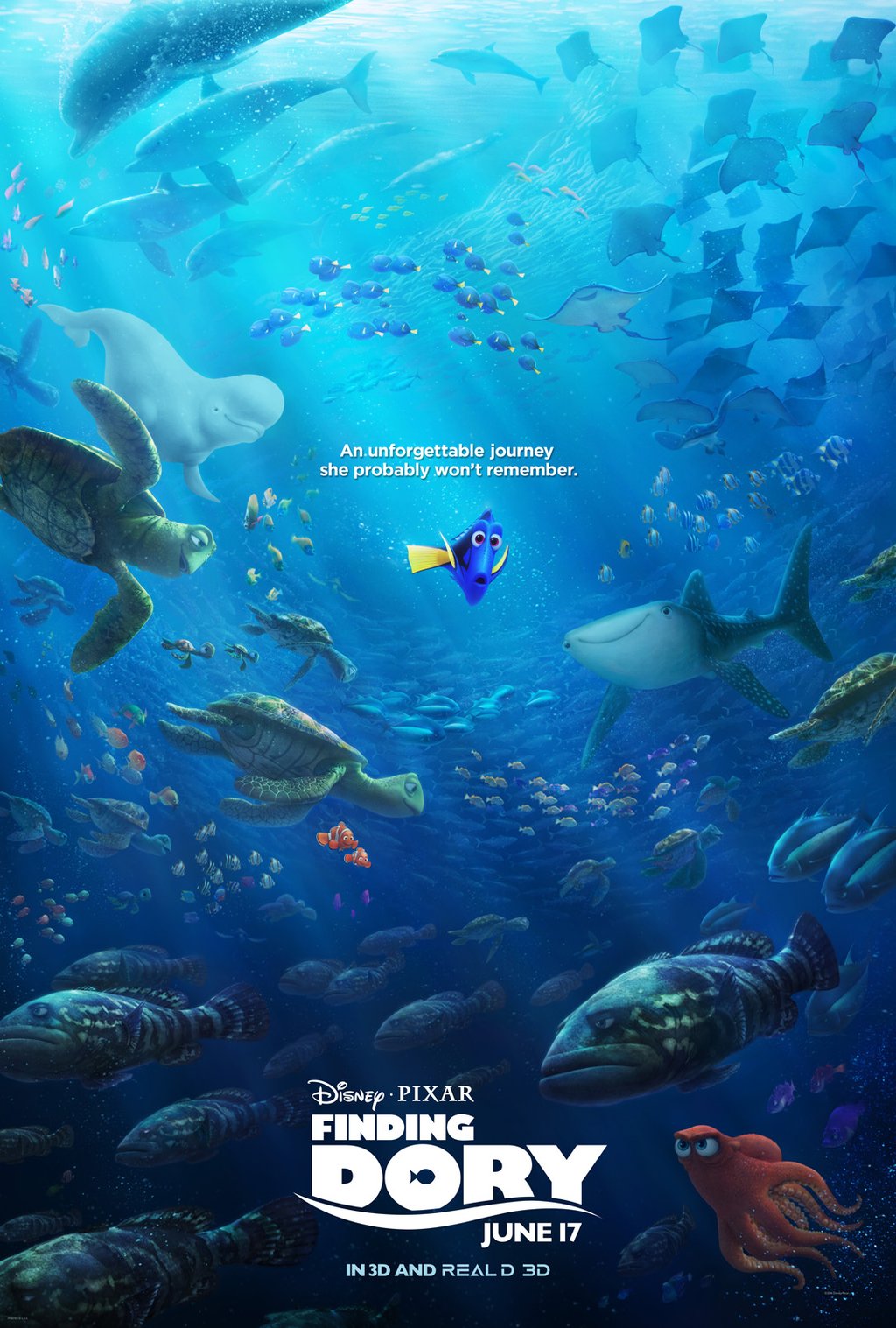 'Finding Dory' Official Movie Poster | Pixar Post