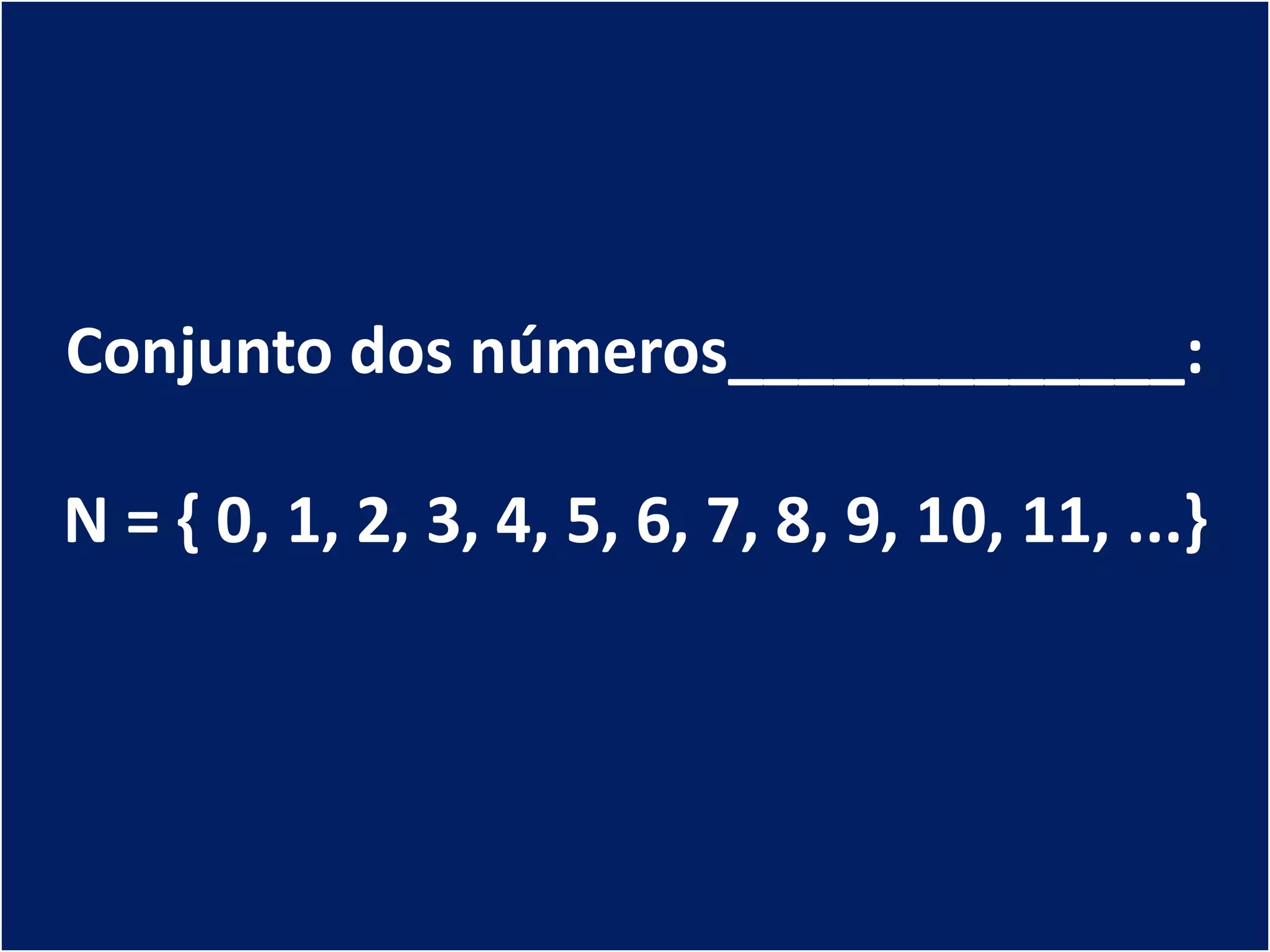 Conjuntos numéricos exercícios