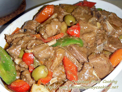 Batangas Caldereta or Kaldereta Using Lamb