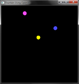 OpenGL code For making simple Fountain