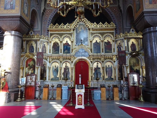 Interior da Catedral Uspenski (Uspenskin Katedraali) - Finlândia