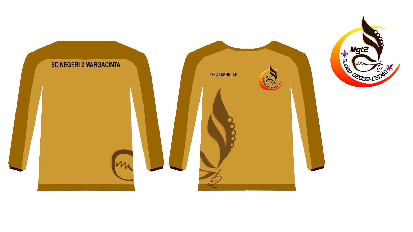  Desain  Kaos  Pramuka  SDN 2 Margacinta Tahun 2021 SDN 2 