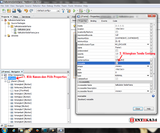 netbeans, belajar netbeans, kalkulator, java, tutorial netbeans