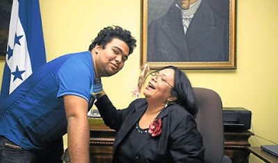 Rafael Vargas Castellanos (1989-2011) with mother, Julieta Castellanos