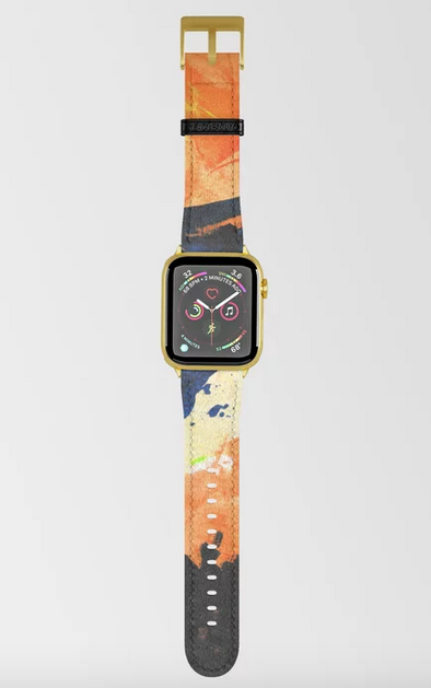 Abstract print watch